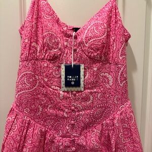 Roller Rabbit Pink Paisley Midi Dress